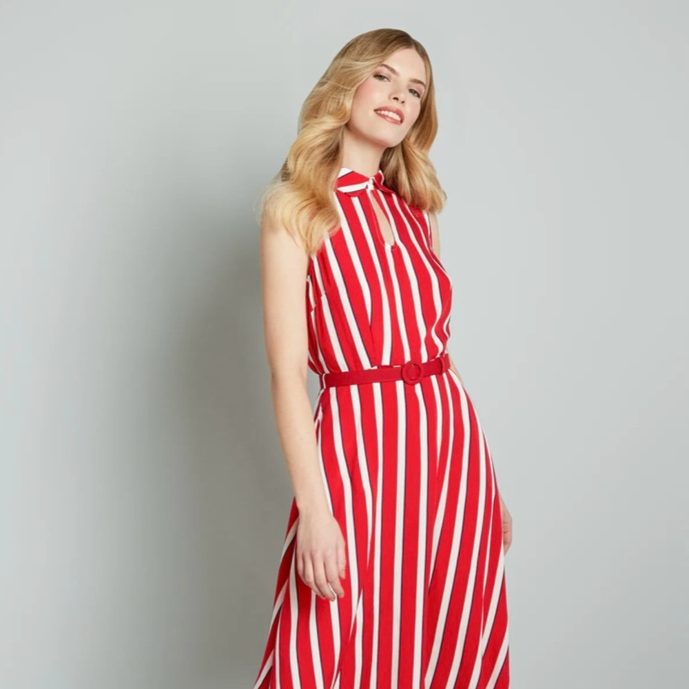 ModCloth x Collectif Posh Your Luck A-Line Dress